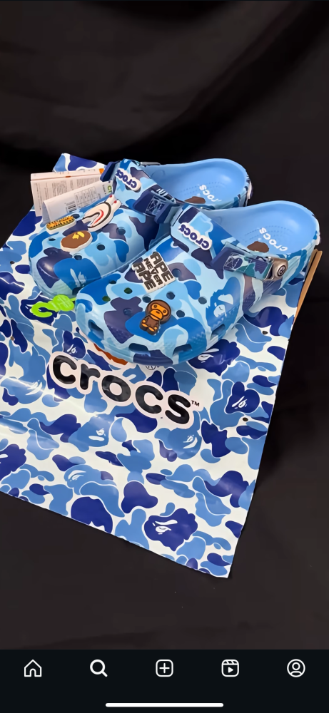 Crocs BAPE