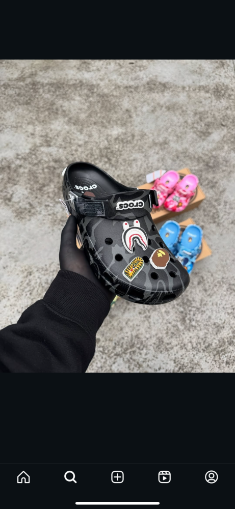 Crocs BAPE