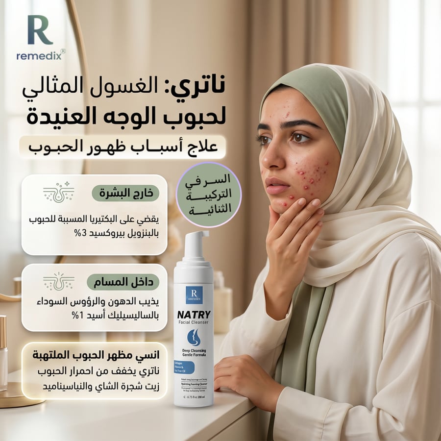 غسول ناتري لحب الشباب