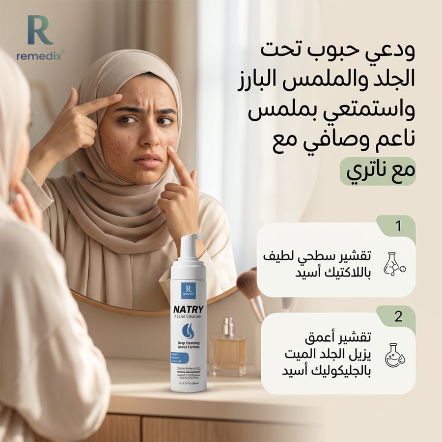 غسول ناتري لحب الشباب