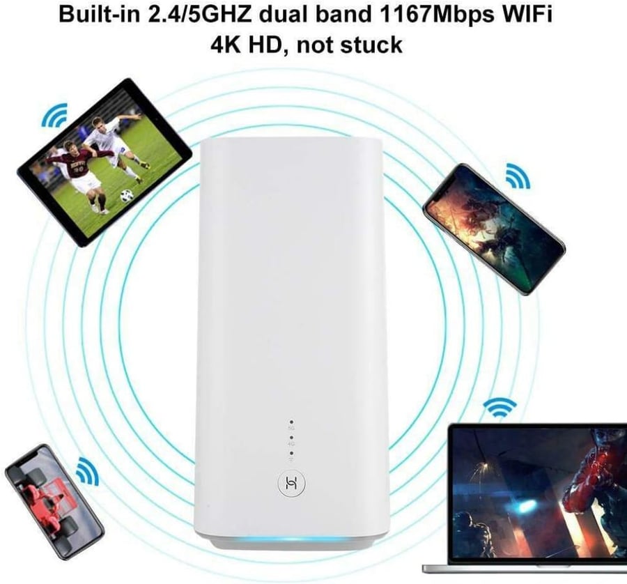 راوتر هواوي 5G CPE Pro WiFi 6 موديل H112-370 بسرعة 2.3Gbps – واي فاي قوي وسريع للمنزل والأعمال