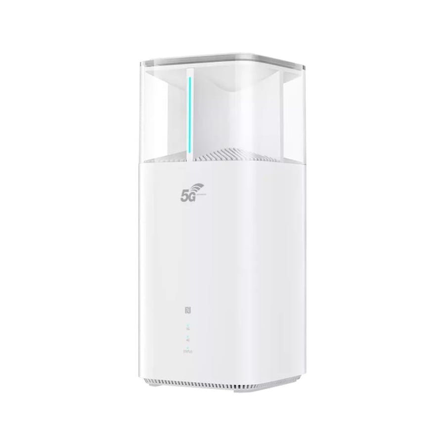 راوتر Huawei 5G CPE 5 Ultra Wi-Fi 7 (موديل H168-383) – سرعة فائقة ثلاثية النطاق باللون الأبيض