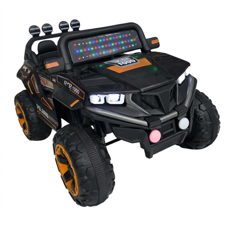 سيارة جيب رياضية جبلية Polaris R-R كهربائية للاطفال | بطارية 12V | محركين | ريموت تحكم | نظام الاهتزاز | موسيقى بلوتوث AUX\USB | اضاءات LED | الوان متعددة | BCR7843