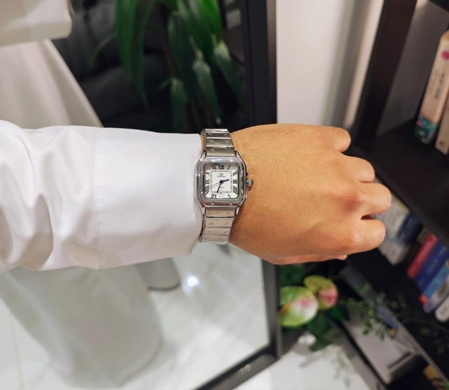 ساعة IIK Classic Silver Square ⌚