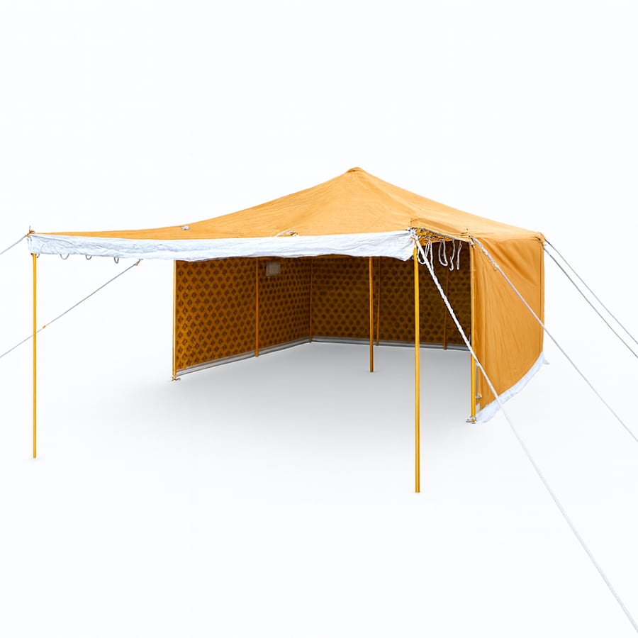 Arabia, camping tent, size 3×4, sandy, with bag