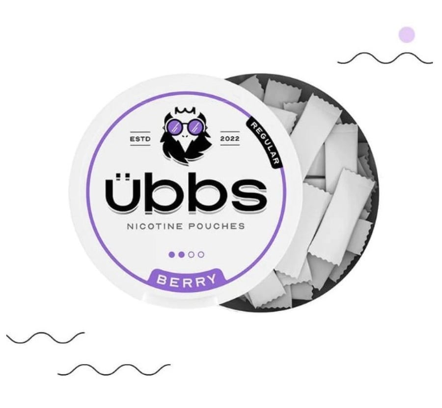 اوبس اظرف نيكوتين توت ÜBBS BERRY NICOTINE POUCHES