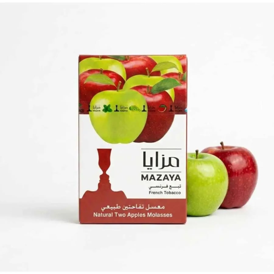 معسل مزايا تفاحتين 50 جرام MAZAYA