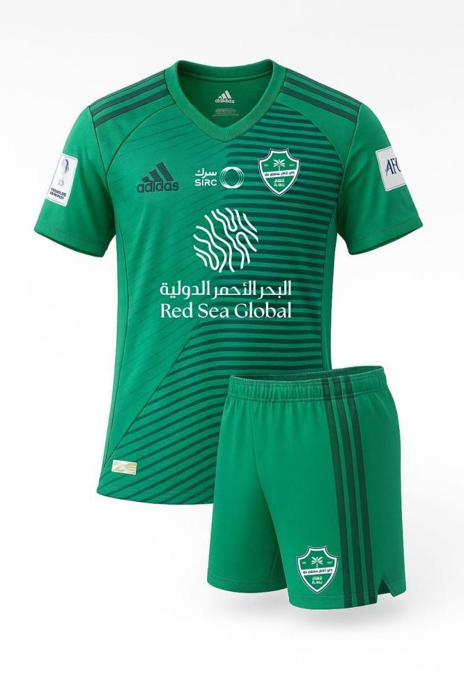 طقم الاهلي الاساسي الجديد 2026 الاخضر