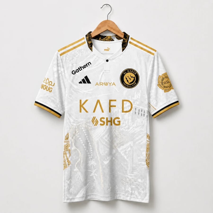 تيشيرت تتويج نادي النصر بتصميم خاص