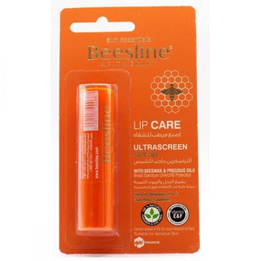 بيزلين مرطب للشفاه ألتراسكرين اس بي اف 30 4جمBeesline Lip Balm Ultrascreen SPF 30 - 4 gm