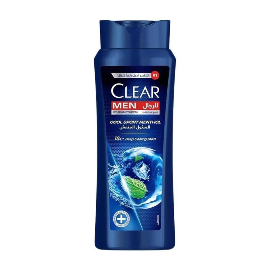 كلير شامبو شعر 190 مل ضد القشره للرجال كول سبورت بالمنثول.   Clear SHAMPOO/2-in-1 Cool Sport Menthol 190 ml