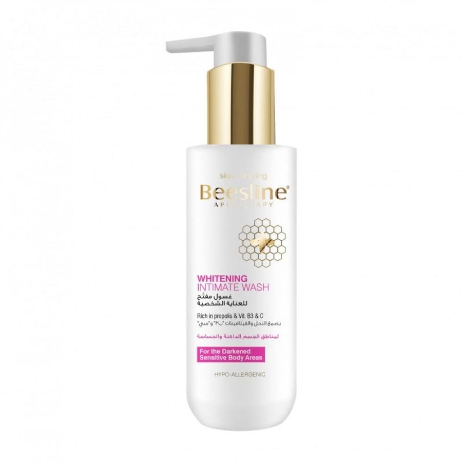 بيزلين جل غسول للمناطق الحساسه 200 مل تفتيح الداكنه. Beesline Body & Personnel Whitening Wash 200 ml