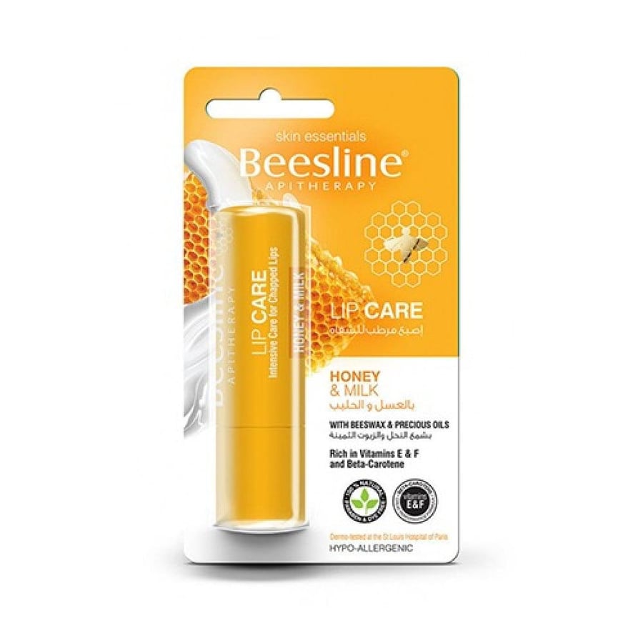 بيزلين مرطب الشفاه 4 جرام بالعسل و الحليب.  Beesline Lip Balm Honey & Milk - 4 gm