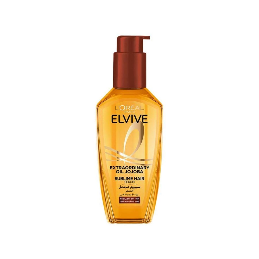 لوريال زيت شعر 100 مل ايلفيف زيت استثنائي للشعر شديد الجفاف.  Elvive Extraordinary Oil Extra Rich For Dried Out Hair 100 ml
