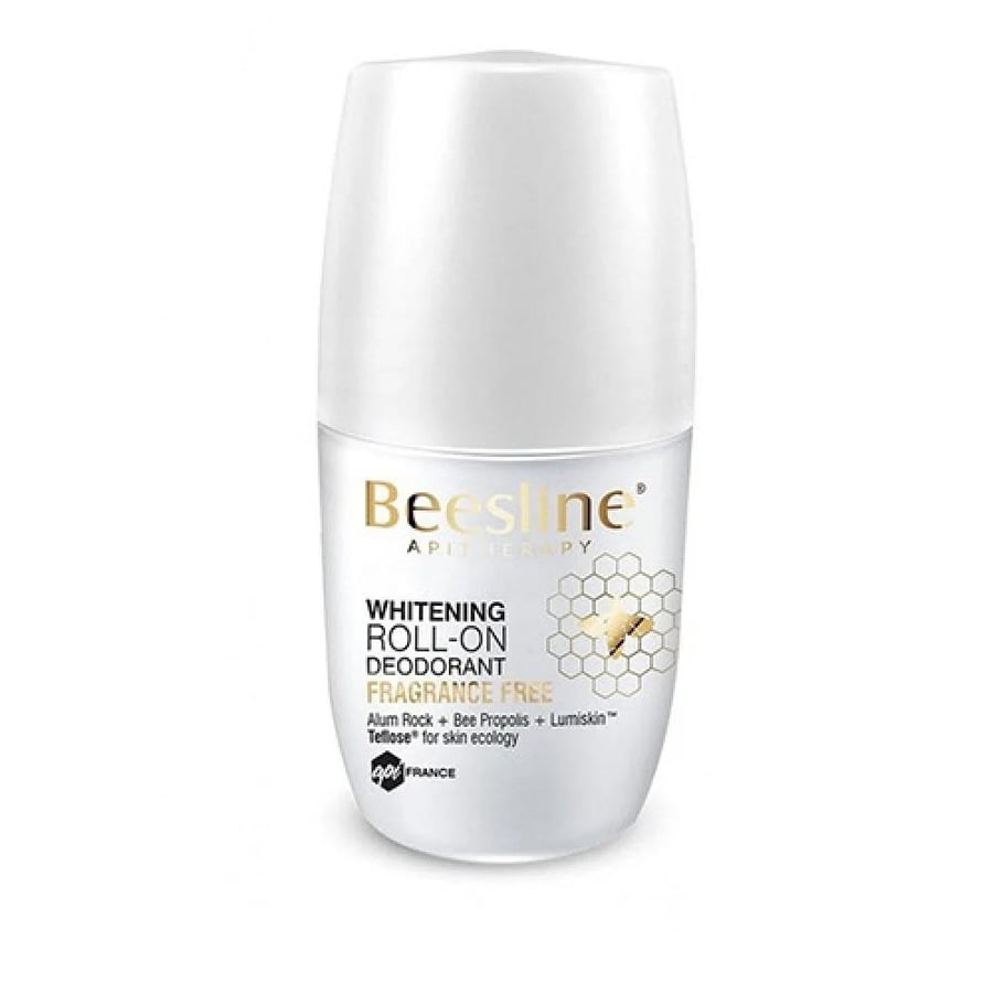 بيزلين مزيل عرق رول 50 مل تفتيح خال من العطرBeesline Deo Roll On Whitening 50 ml