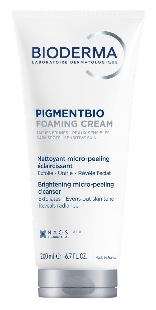 كريم بيجمنت بيو المُزبِّد لتفتيح البشرة 200 مل.  Bioderma Pigmentbio Foaming Cream For Sensitive Skin 200 ml