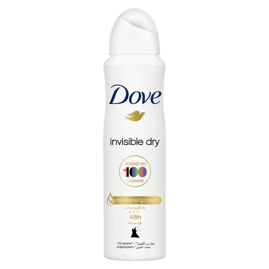 دوف مزيل عرق بخاخ 150 مل انفيزبل دراي.   Dove Deo Spray Invisible Dry 150 ml