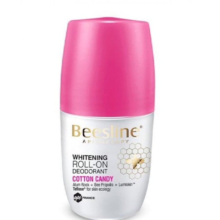 بيزلين مزيل عرق رول 50 مل تفتيح نعومه القطن Beesline Rollon Deo Whitening Cotton Candy 50 ml