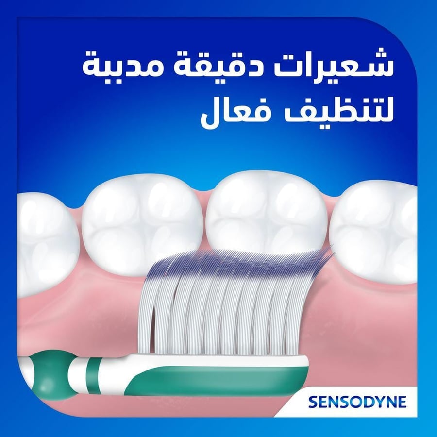 سنسوداين فرشاه اسنان ترميم وحمايه ناعم 1+1 مجانا. Sensodyne Toothbrush Protection Soft 1+1 Free