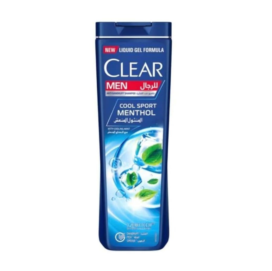 كلير شامبو شعر 190 مل ضد القشره للرجال كول سبورت بالمنثول.   Clear SHAMPOO/2-in-1 Cool Sport Menthol 190 ml