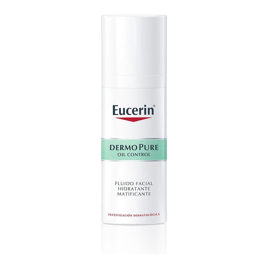 سائل يوسيرين ديرموبيور للتحكم في الدهنية وآثار الحب 40 مل.  Eucerin DermoPurifyer Oil Control Face Day Cream SPF30, 50ml