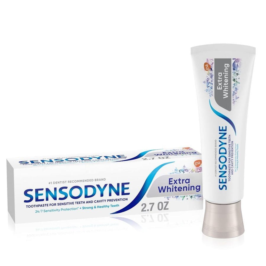 سنسوداين معجون الاسنان 75 مل تبييض اضافي.  Sensodyne Toothpaste Extra Whitening 75 ml