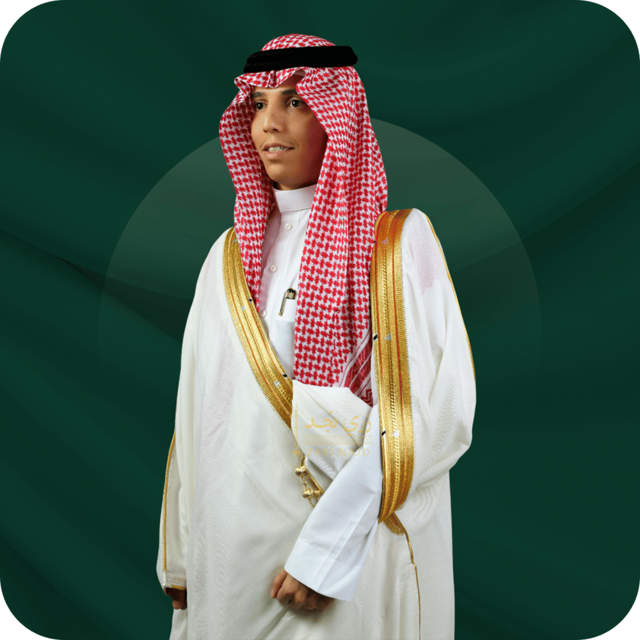 بشت ربيعي زري نجد الخاص - أبيض