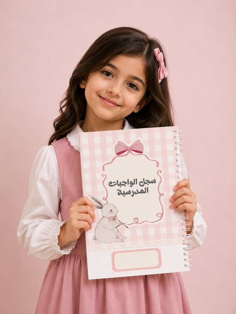 سجل الواجبات المدرسية نموذج 1