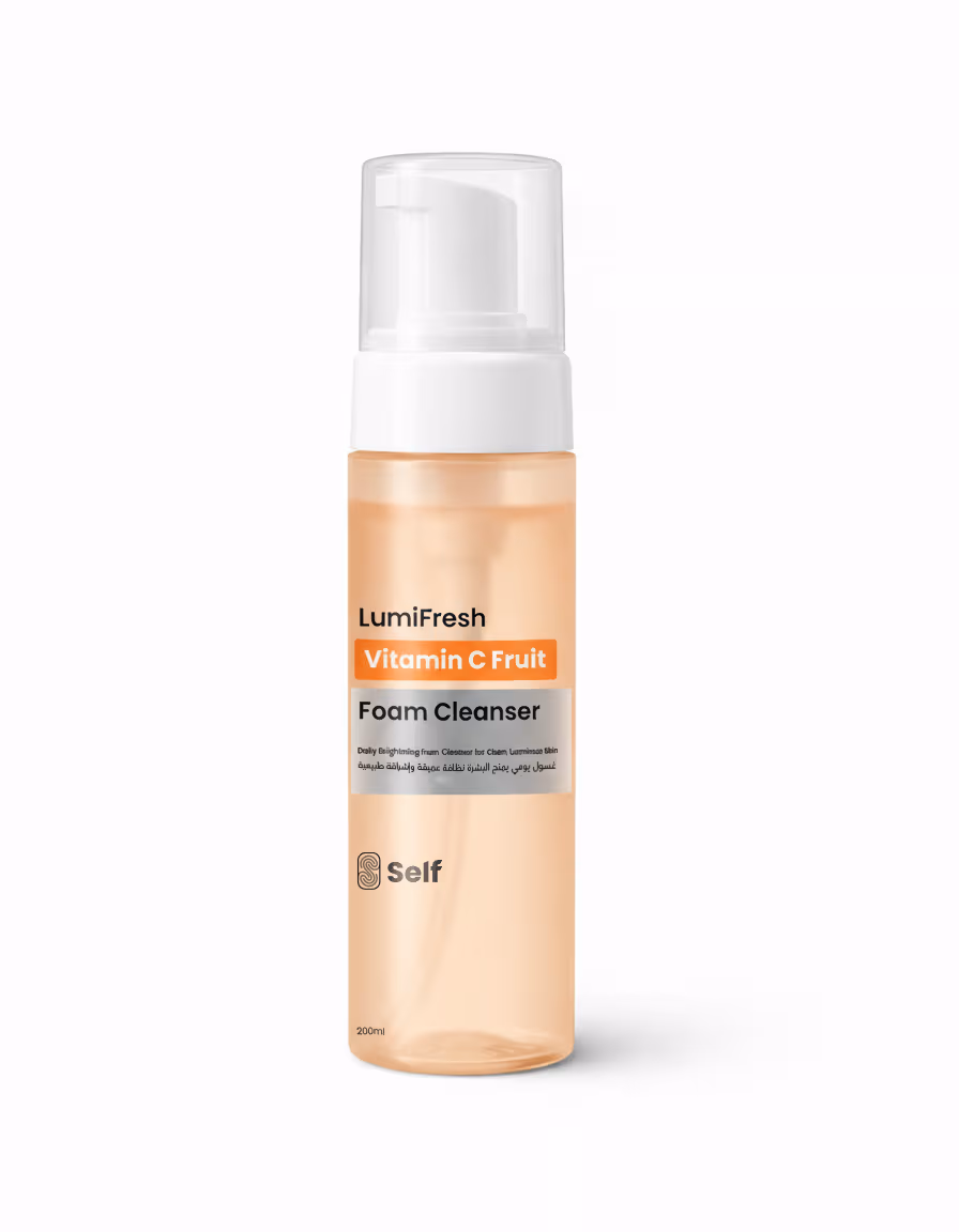 غسول LumiFresh الرغوي بفيتامين C ومستخلصات الفواكه