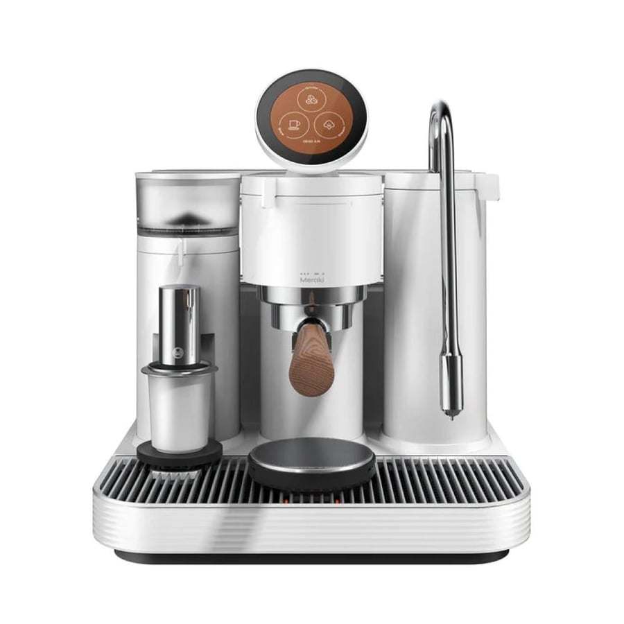 Espresso Machine With Combined Grinder Gen2 White - Meraki