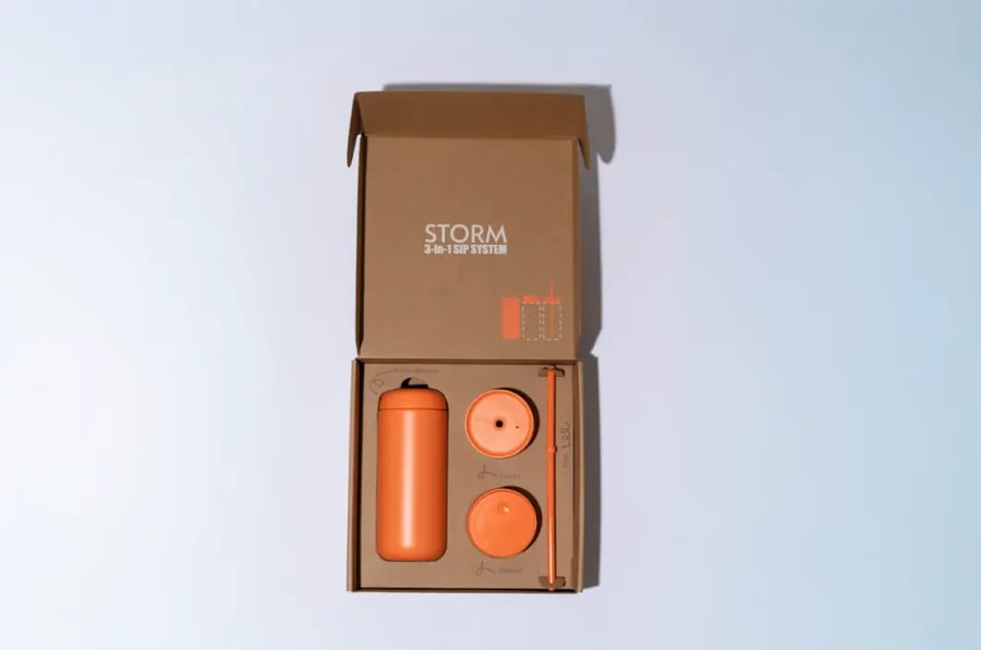 Orange 16oz Reusable Cup - STORM