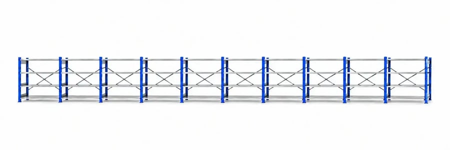 ارفف معدنية مخصص للاماكن الضيقة 96×50×250 سم