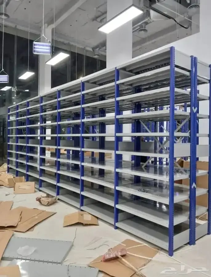 ارفف معدنية مخصص للاماكن الضيقة 96×40×250 سم 4 ارفف