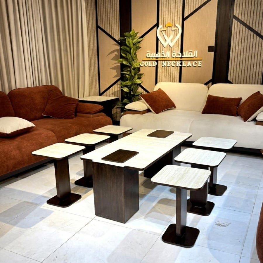 طقم طاولات 7 قطع