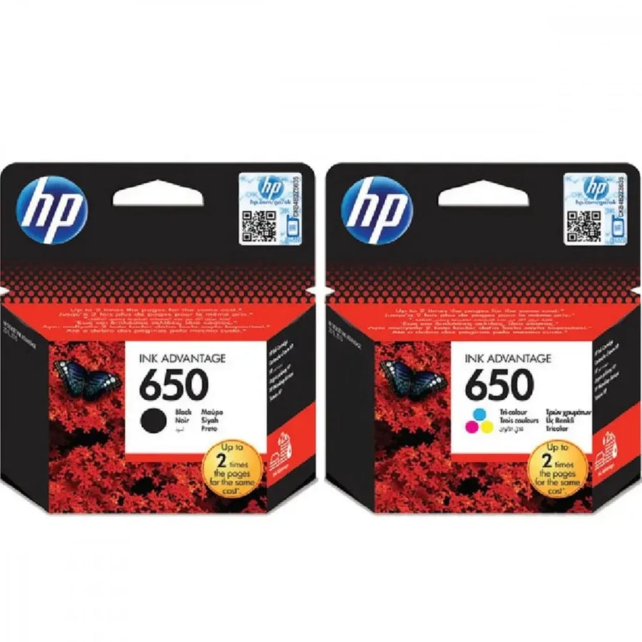 طقم حبر 650 اتش بي اصلي