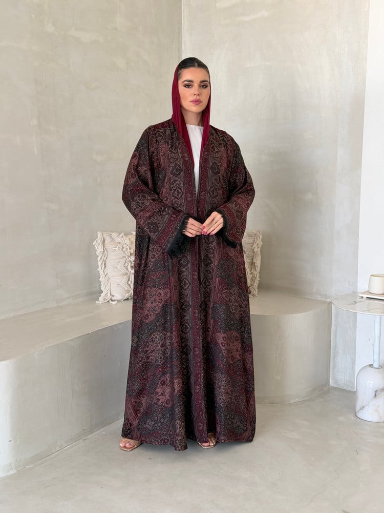عبايه كلوش كشمير (e)