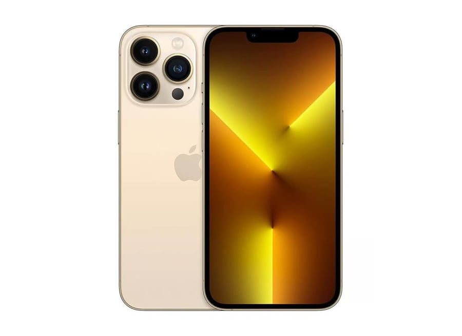 Apple آيفون 13 برو ماكس - سعة 128 جيجابايت - ذهبي