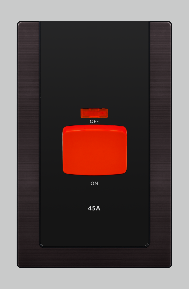 مفتاح L7 مكيف 45A طويل 7×14 اسود