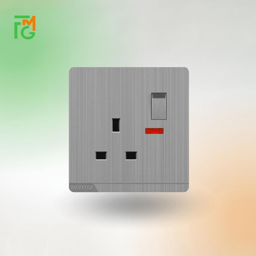 فيش MZ2 مع مفتاح ولمبة
