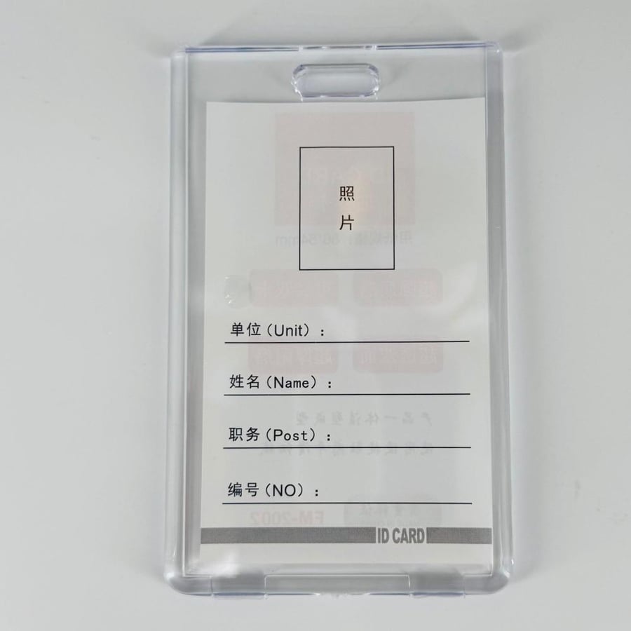 Id holder-silver&blue