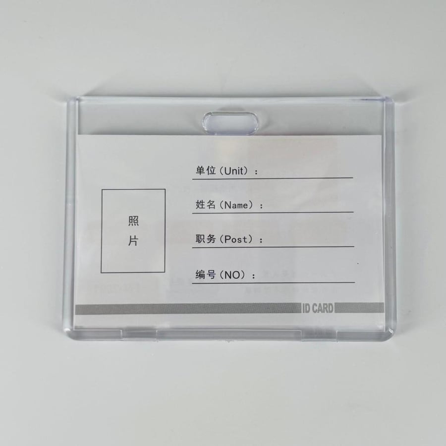 Id holder-silver&blue