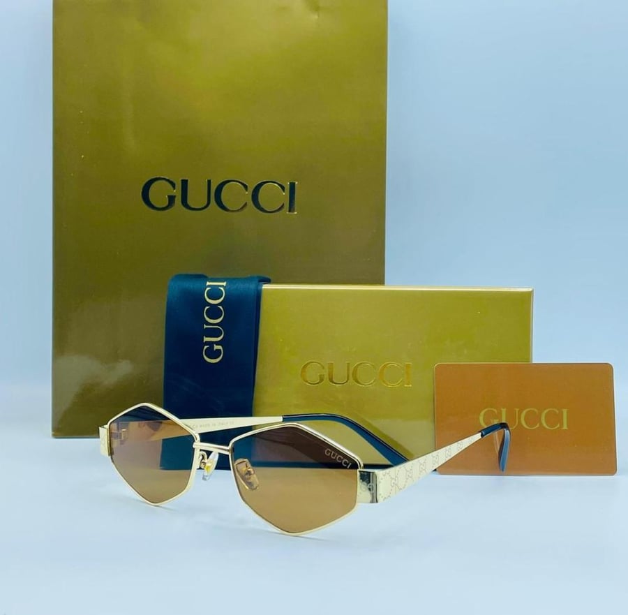 Gucci six-sided women's sunglasses
