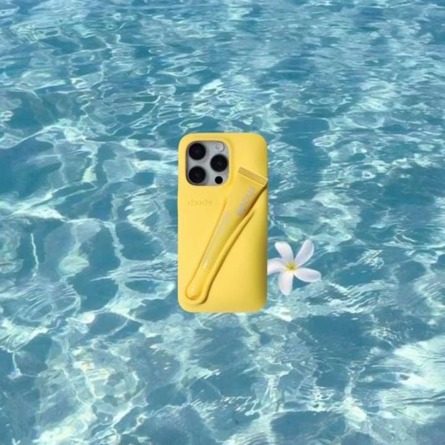 rhode lemontini phone case +lip tint