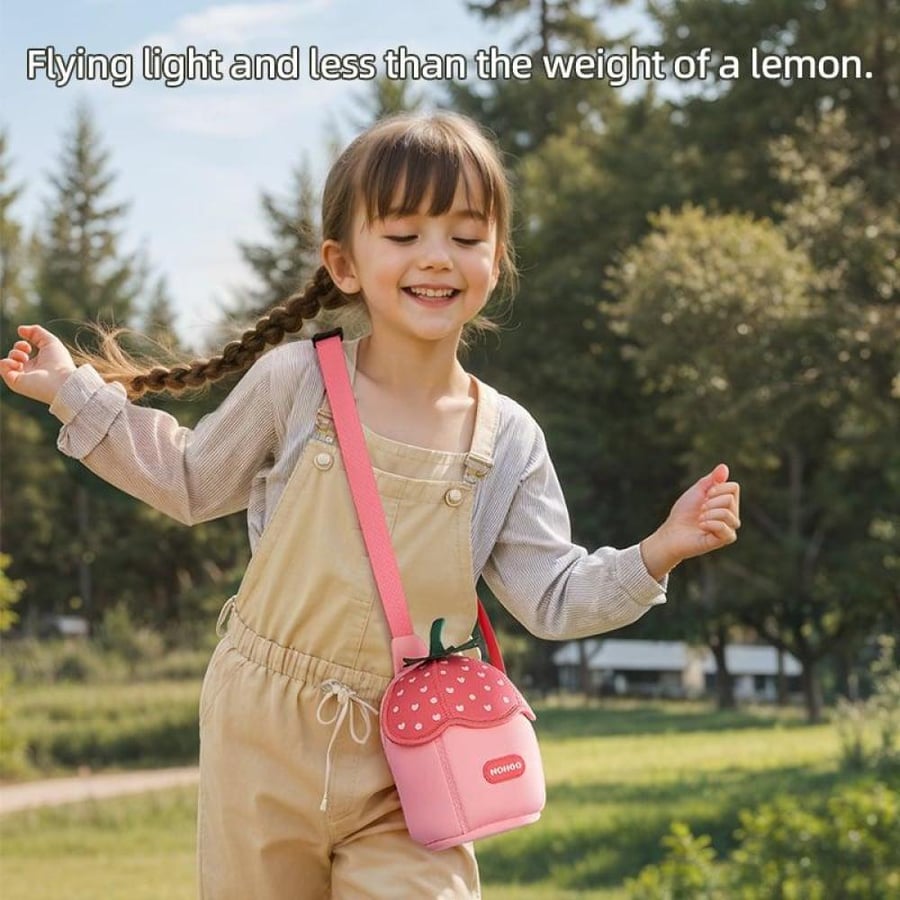حقيبة كتف صغيرة للأطفال بتصميم الفراولة - Strawberry Small Kids Crossbody Bag