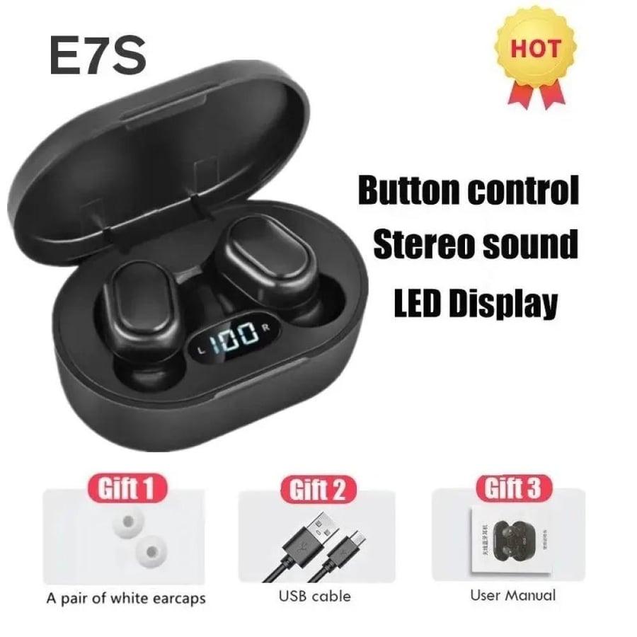 سماعات E7S TWS لاسلكية بلوتوث