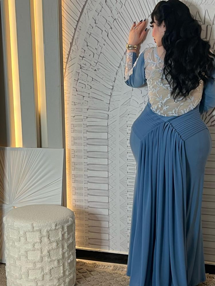 فستان كريب استرتش