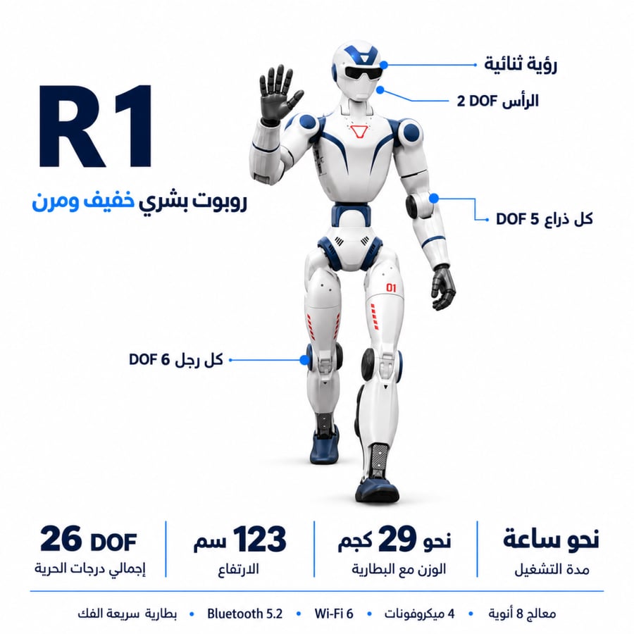 روبوت R1 للبيع والتأجير