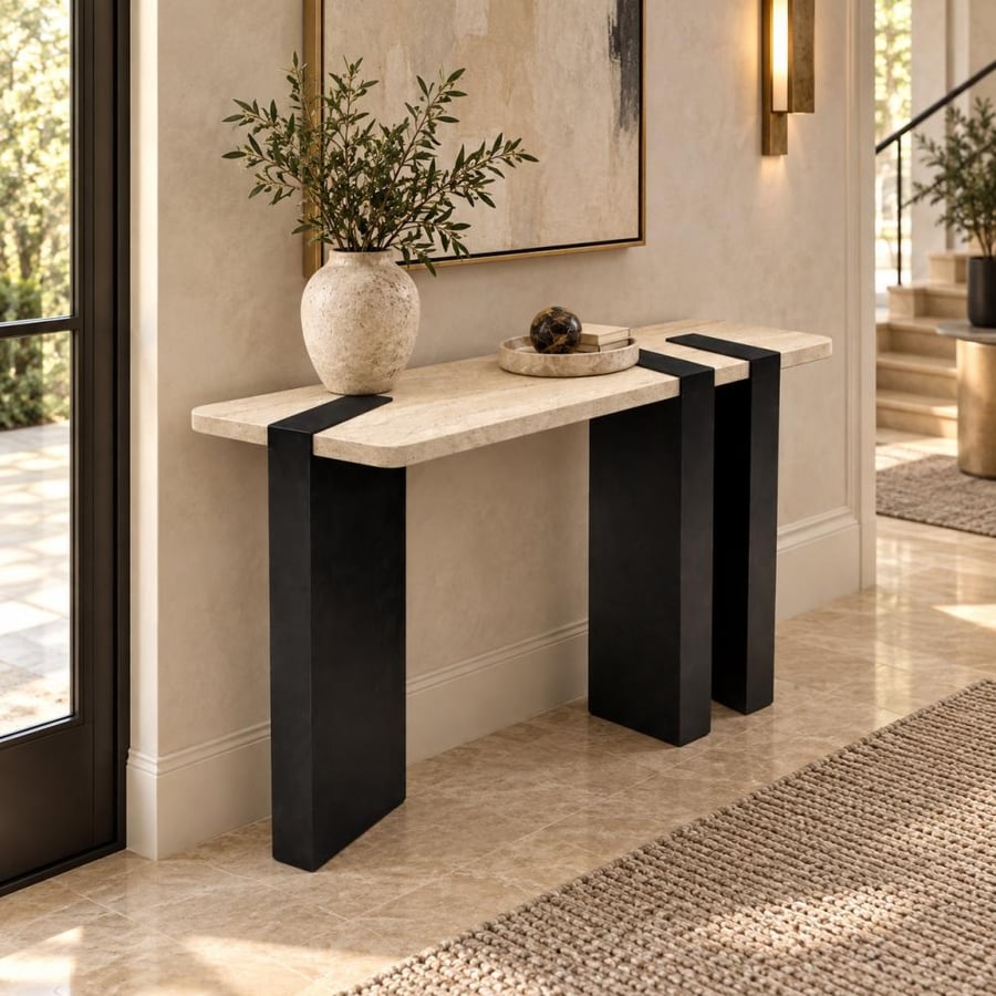 كونسول استقبال تركي مودرن بتصميم فريد 120سم