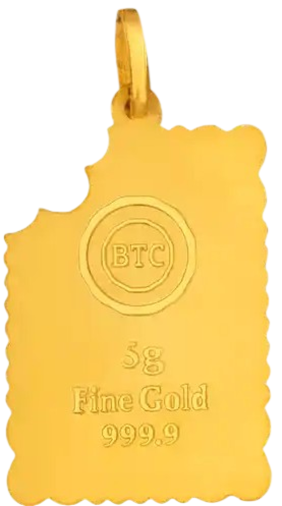 سبيكة بسكويت وزنها 5.35 غرام