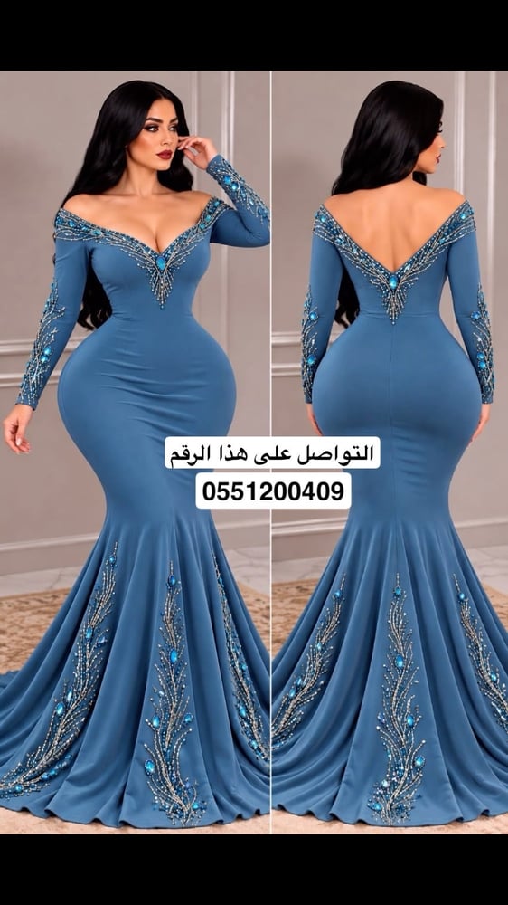 فستان ازرق
